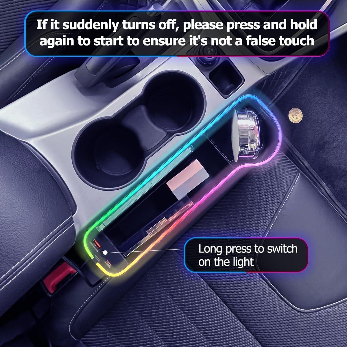 Relleno Espacio Asientos Coche Aorsnlar YJXR-123 con Luz LED