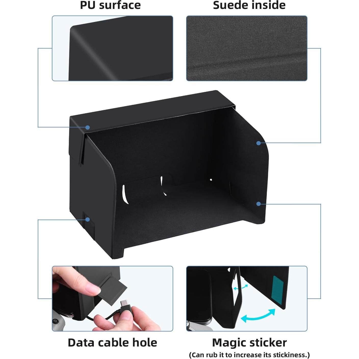 Capota Solar HeiyRC para Drones DJI Mini 2/3/Air 3 - Anti-reflejo