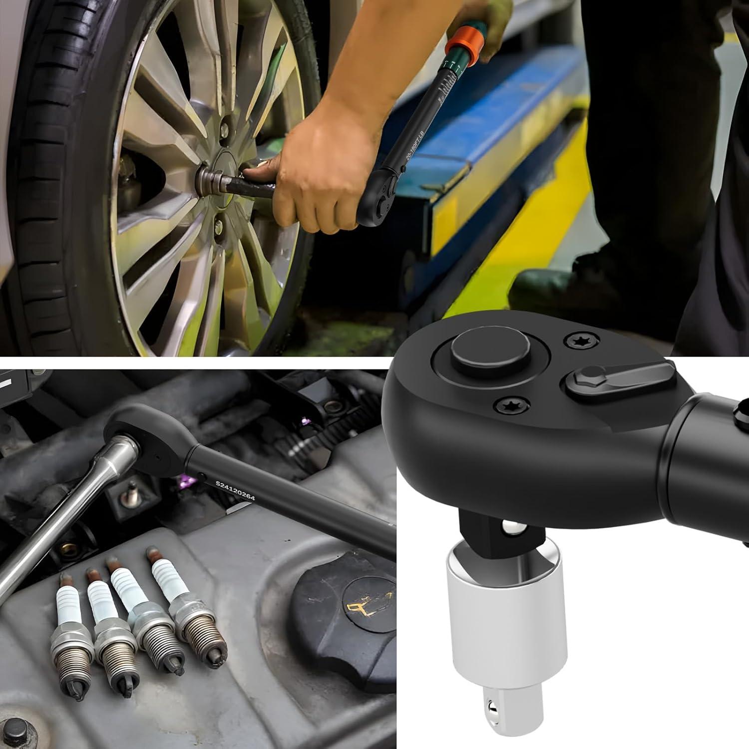 Llave de Torque 1/2" NADOKHI 20-180 lb.pie (27.1-243.8 Nm)