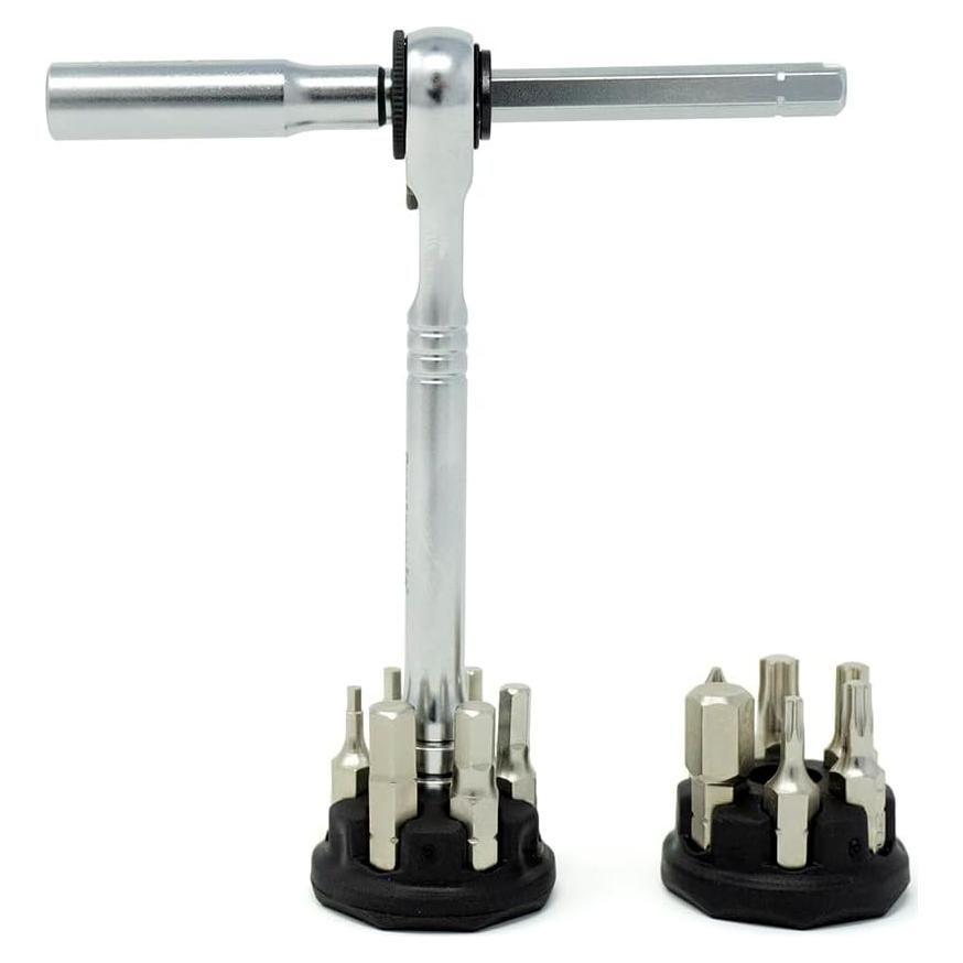 Kit de Carraca T-Handle Prestacycle Pro con Puntas Hexagonales