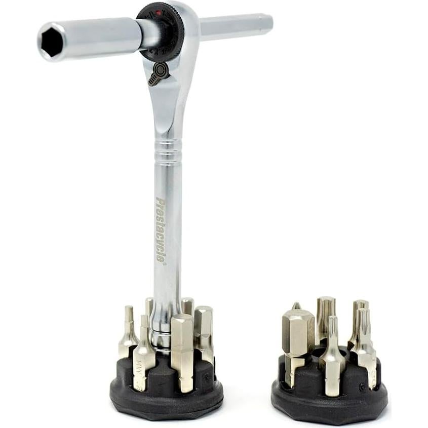 Kit de Carraca T-Handle Prestacycle Pro con Puntas Hexagonales