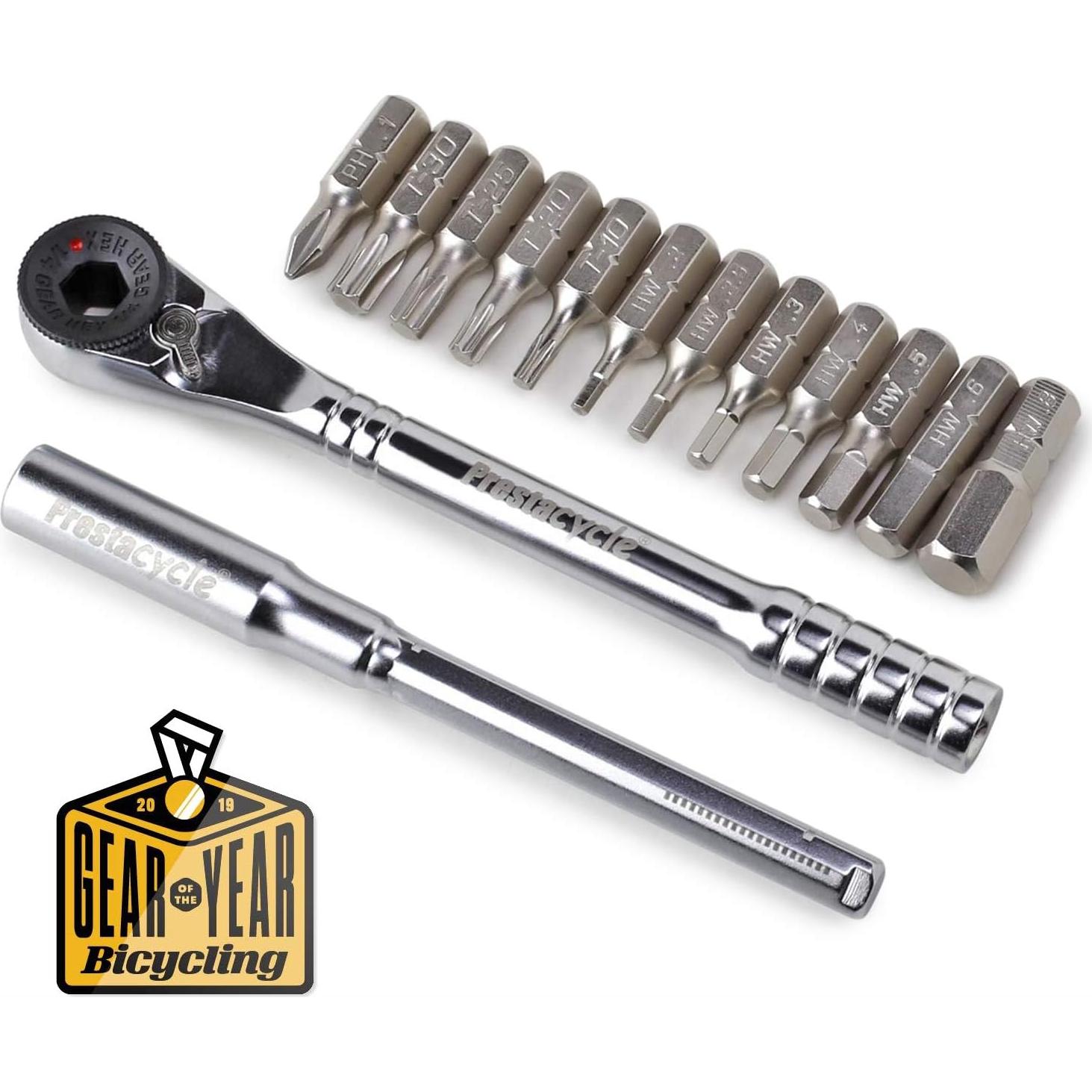 Kit de Carraca T-Handle Prestacycle Pro con Puntas Hexagonales