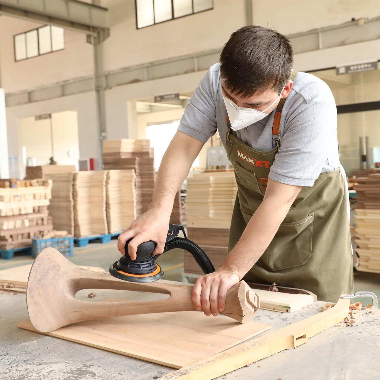 Lijadora Orbital Aleatoria MAXXT 350W 2.5mm con Velocidad Variable