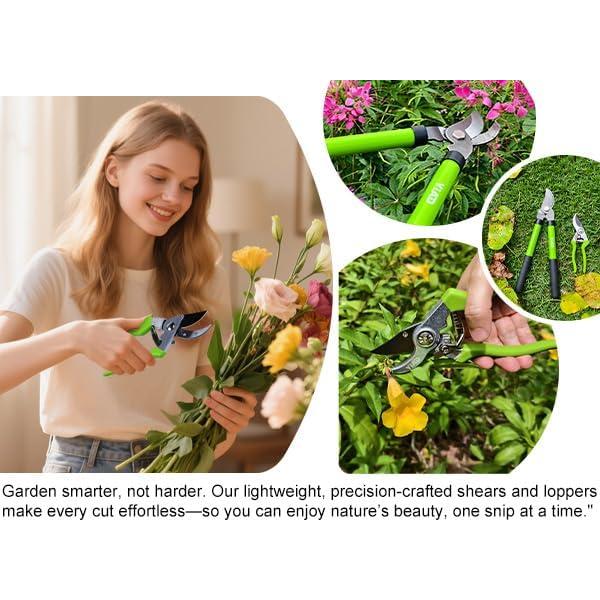 Set de Tijeras de Jardín YIAD DRAGON HORSE - Podadoras de Alta Resistencia