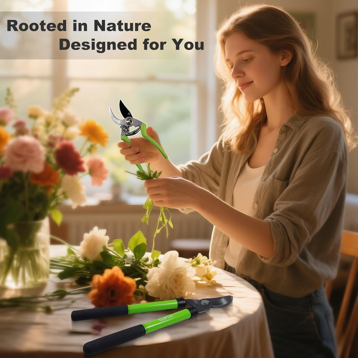 Set de Tijeras de Jardín YIAD DRAGON HORSE - Podadoras de Alta Resistencia