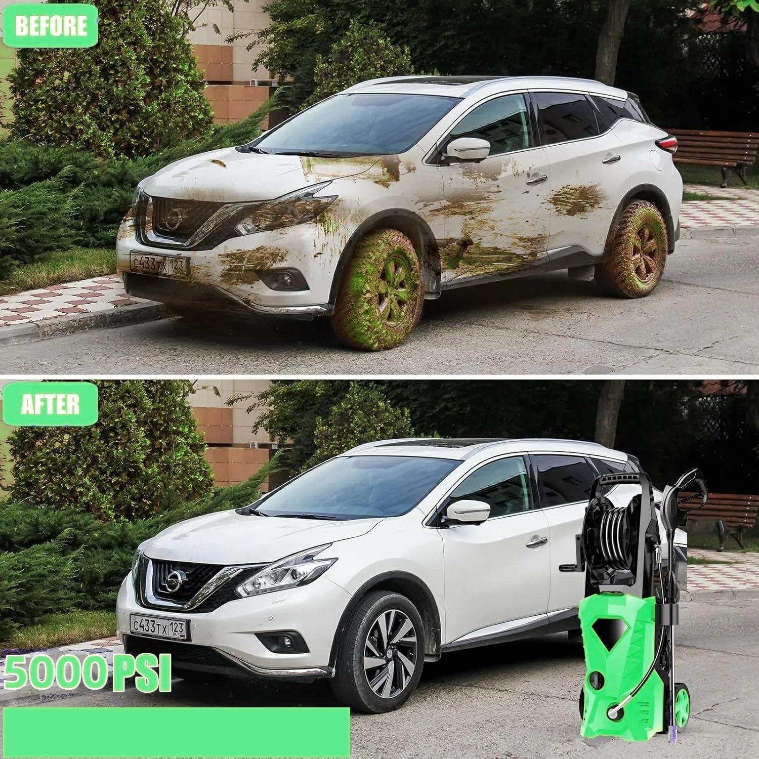 Limpiador a Presión Imdot 2025 5000 PSI 10.6 L/min Verde Claro