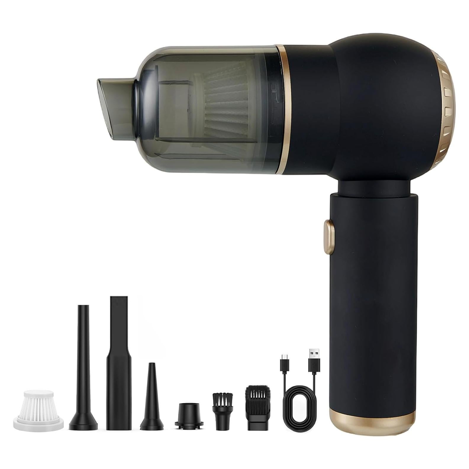 Aspiradora de Mano Inalámbrica Ecoflick QZ-V602 4000Pa 4 en 1