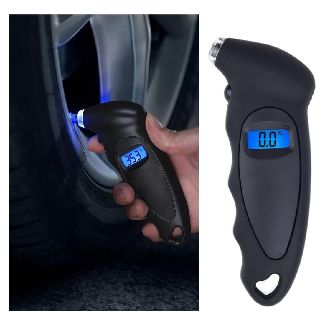Medidor Digital de Presión de Neumáticos Kewucn 10.34 bar