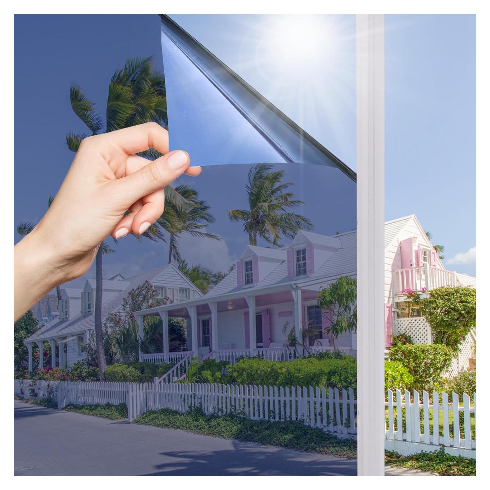 Película de Ventana Lmlpt 30x200 cm Azul Plata Autoadhesiva