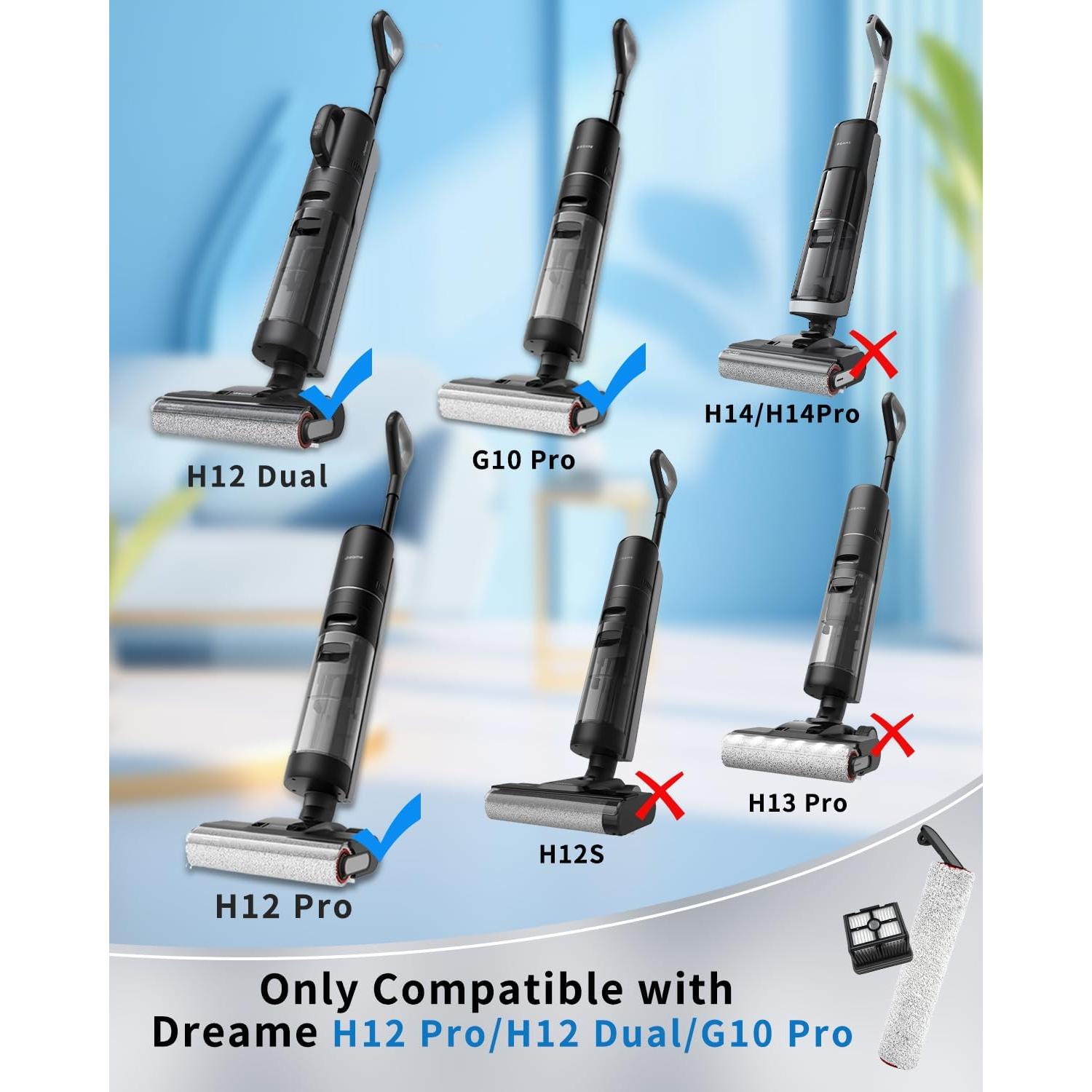 Kit de Accesorios 7 Piezas RGkuti para Aspiradora Dreame H12 Pro