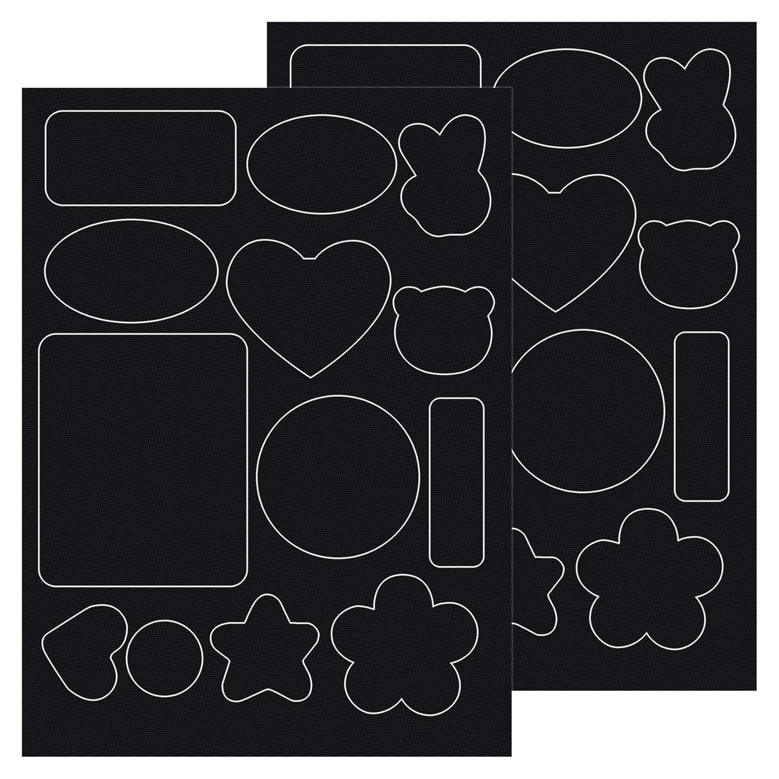 26 Parches de Reparación Autoadhesivos Pndeyo - Nylon Negro