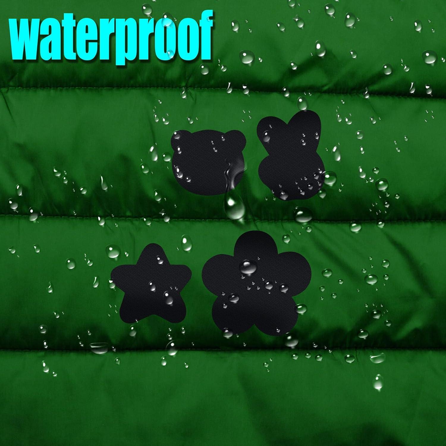 26 Parches de Reparación Autoadhesivos Pndeyo - Nylon Negro