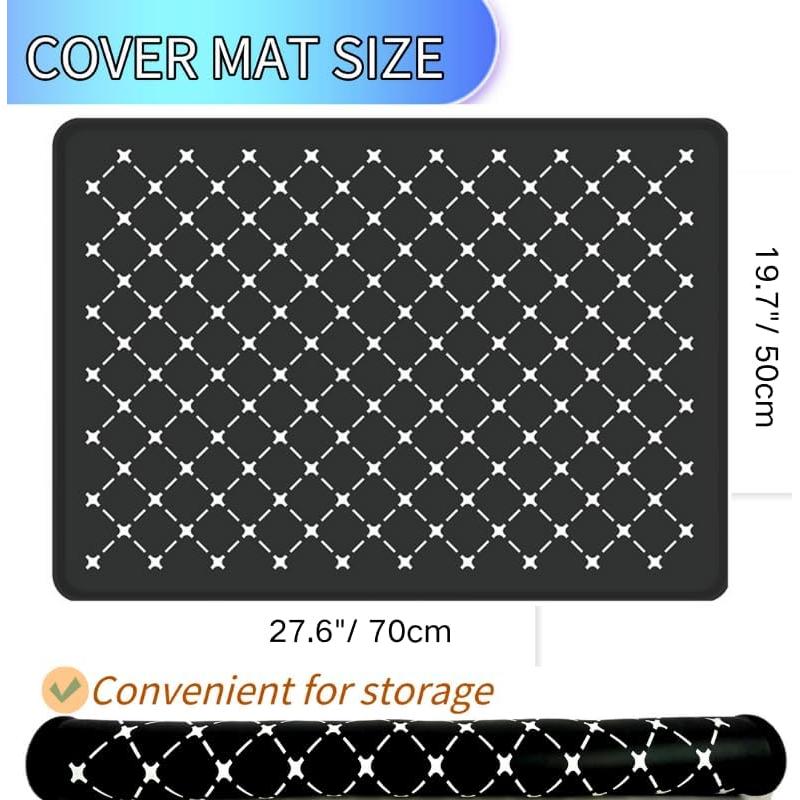 Alfombrilla Protectora para Estufa Eléctrica Nyoria 71x51cm