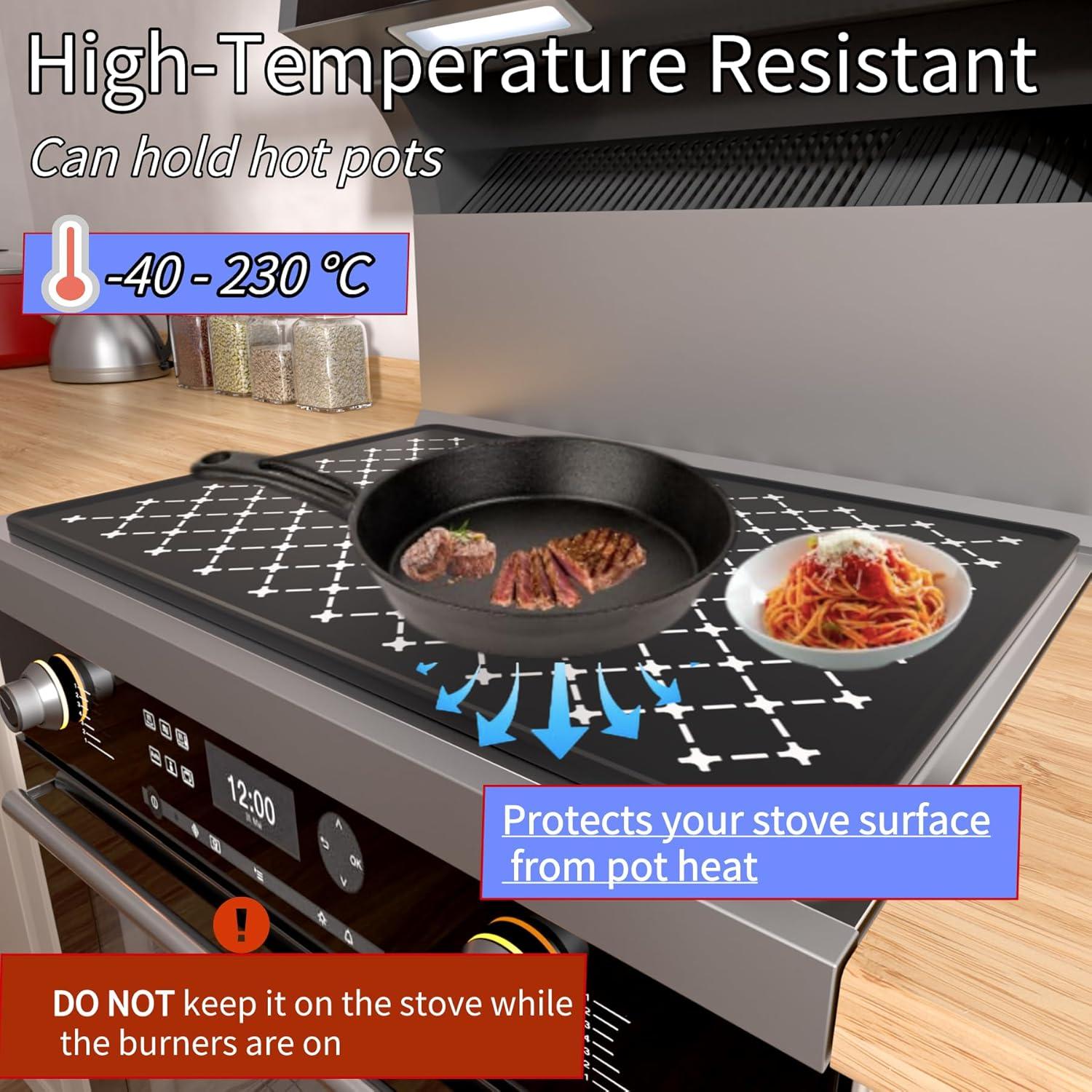 Alfombrilla Protectora para Estufa Eléctrica Nyoria 71x51cm