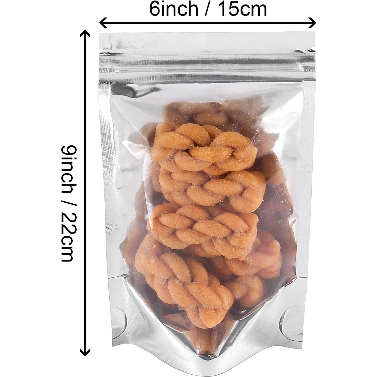 Bolsas Reutilizables Mylar ZOENHOU 15.24x22.86cm 200 Unidades