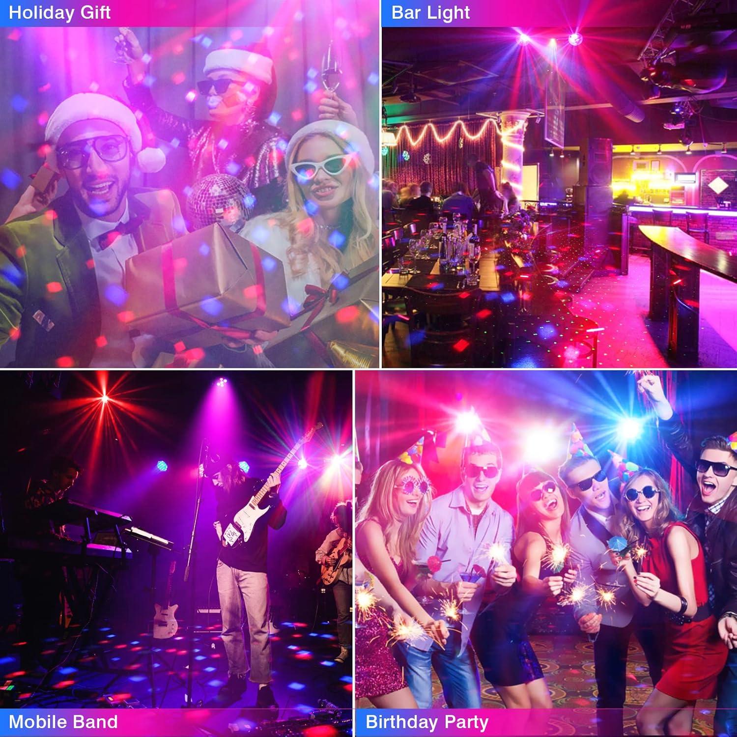 Luces DJ 5EN1 HYWILL Efectos Múltiples LED para Fiesta