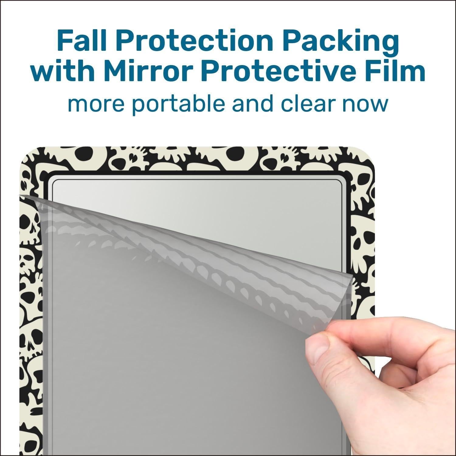 Locker Mirror Magnetic for School and Office, 100% Strong Magnetic Mirror for Locker, Colorful Design, 1 Pack, Stylish and Reliable Locker Accessories