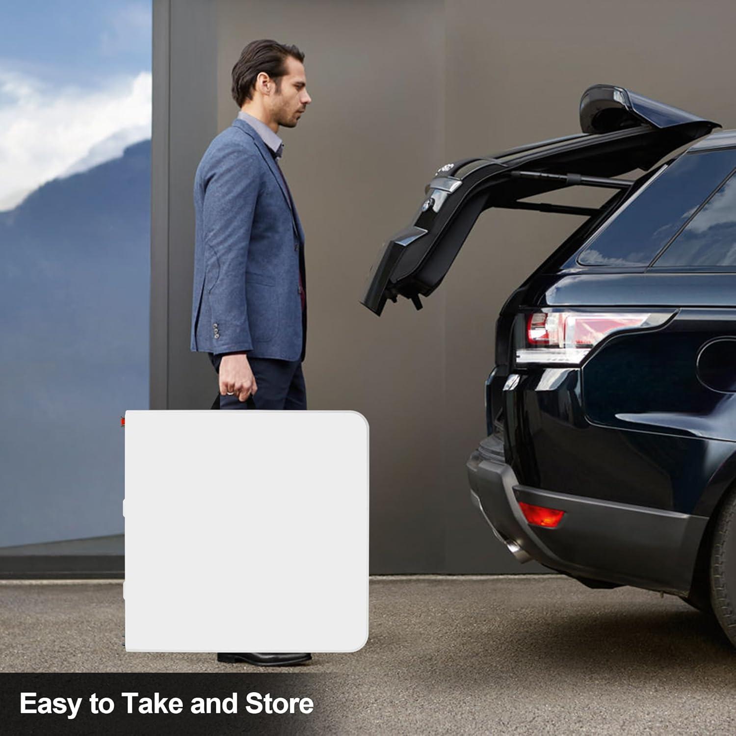 Mesa Plegable WGCTEK 1.22 m Blanca para Camping y Eventos