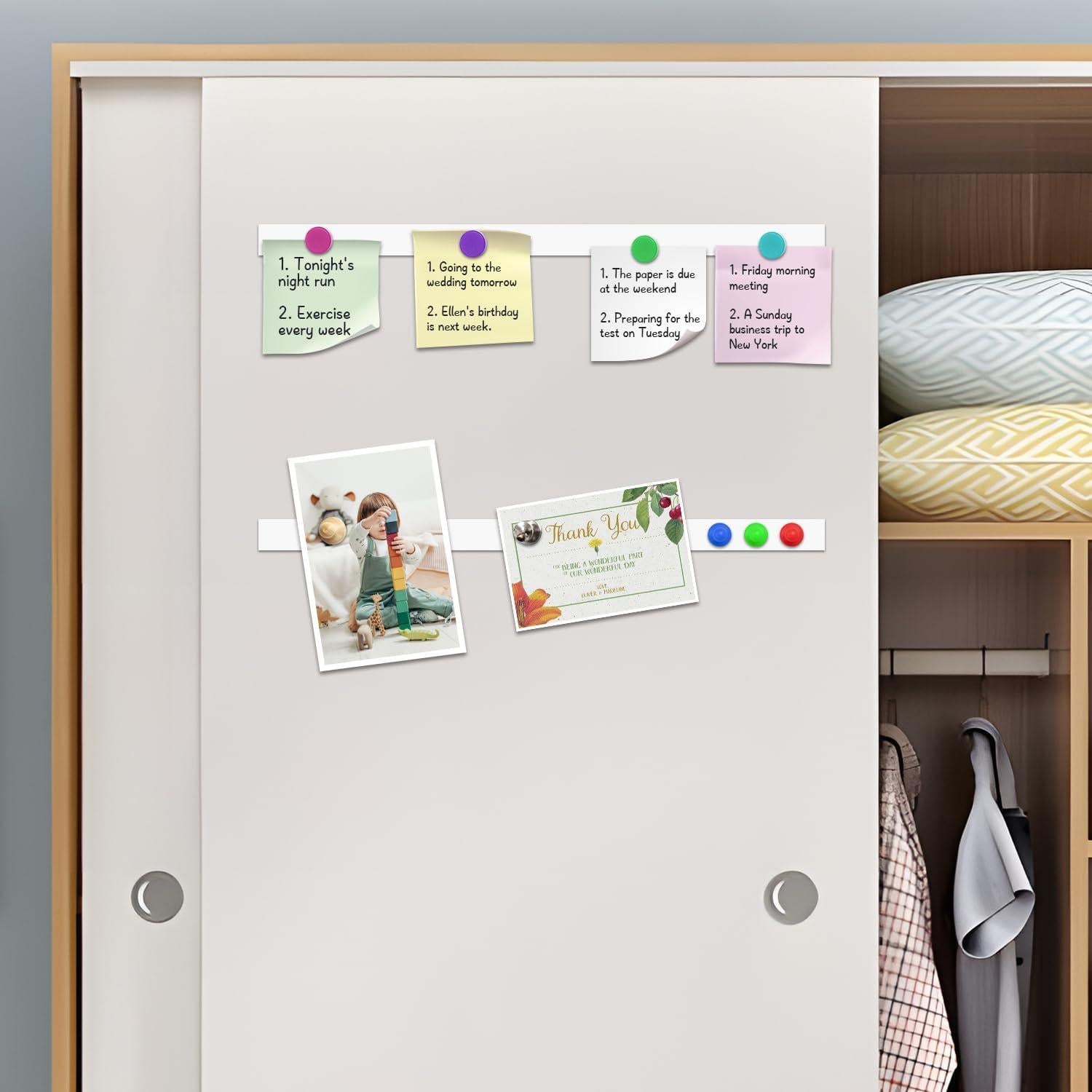 Tiras Metálicas Adhesivas para Imán Yamsop 3.56 cm x 3.05 m