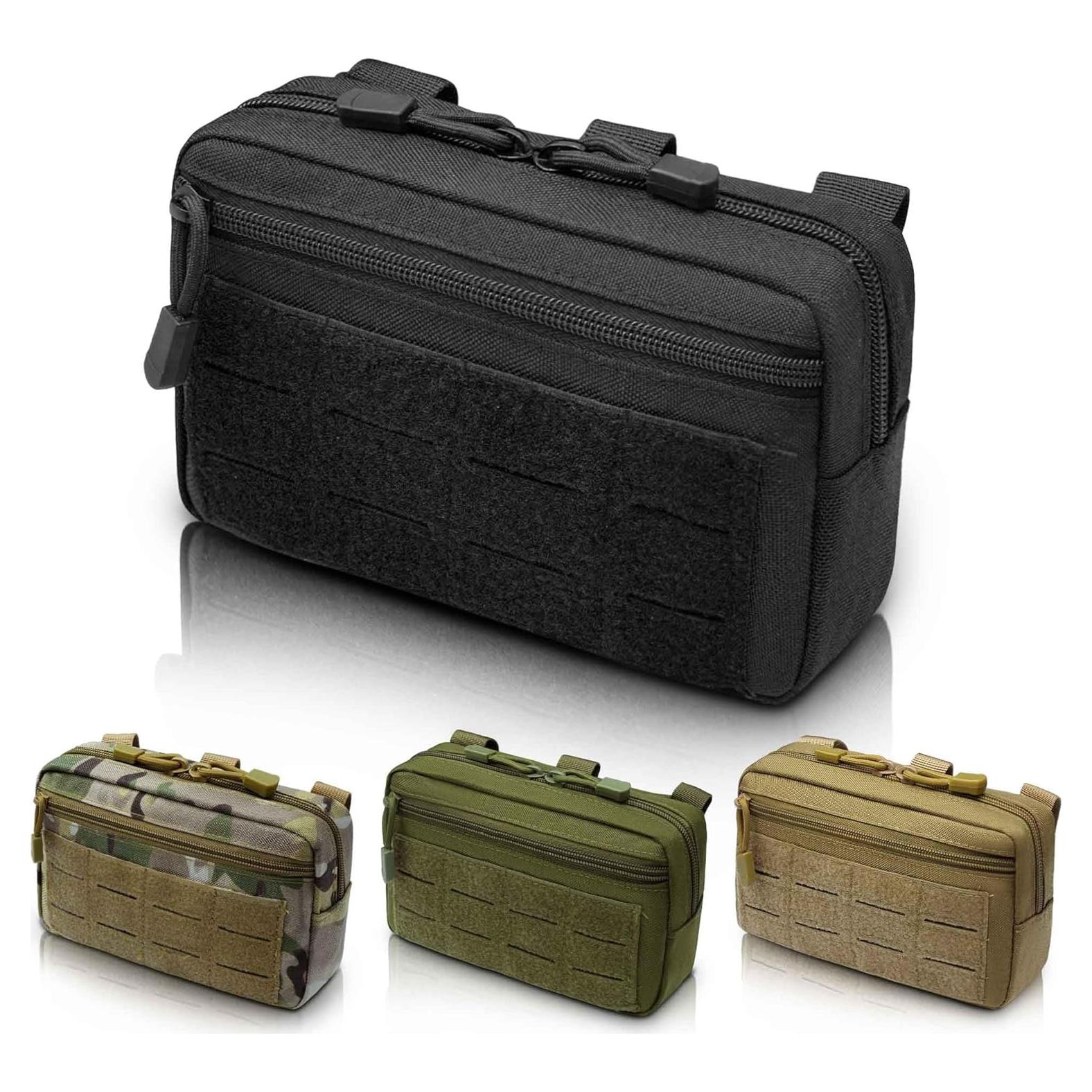 Pouch Táctico Molle VIIDOO Negro 20.6x13 cm Resistente al Agua