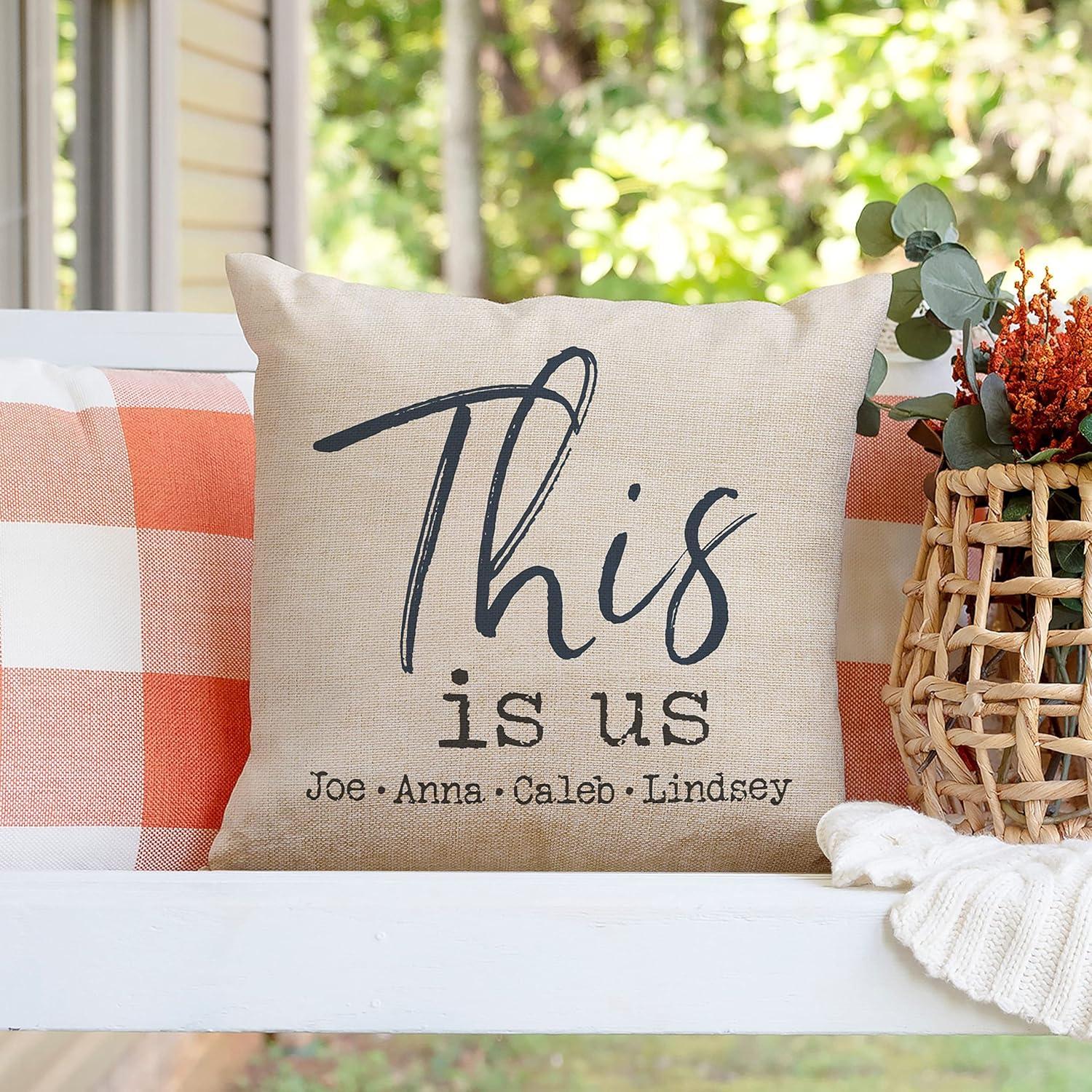 Funda de Almohada Personalizada MRC Wood Products 40x40 cm