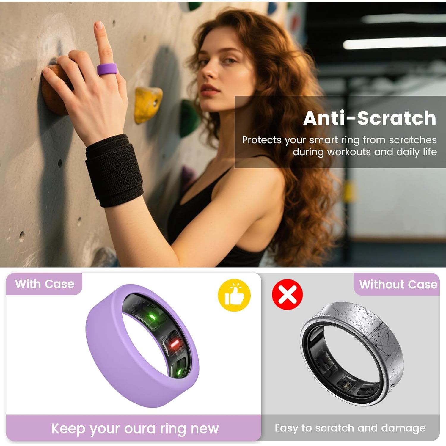 Cubiertas Silicona Anti-Rasguños para Oura Ring 4 y 3 - BandRain