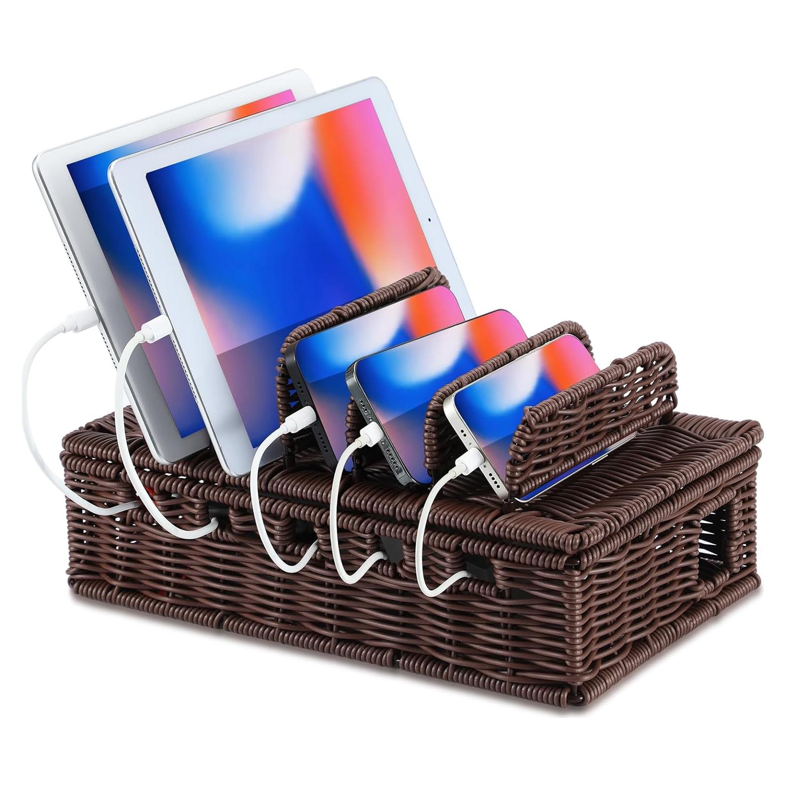 Caja de Gestión de Cables CroBlissful 31.6x19.3x15 cm Café