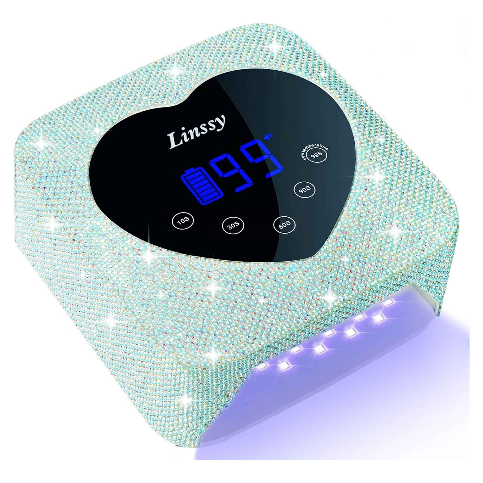 Lámpara de Uñas UV LED Inalámbrica 72W con Pantalla Táctil