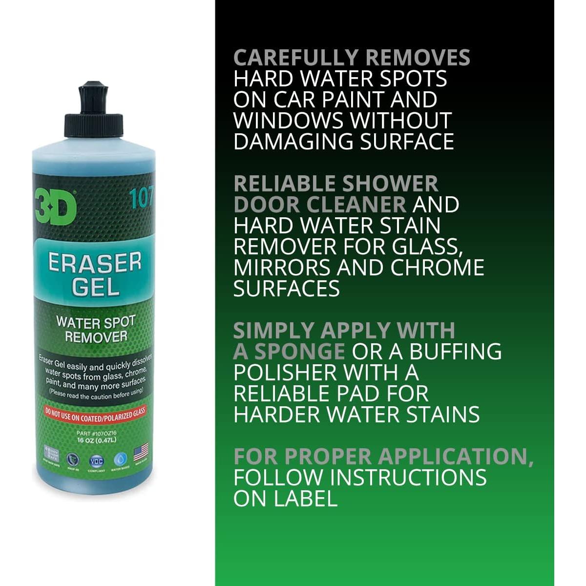 Removedor de Manchas de Agua en Gel 3D - 453.6 g - Seguro para Pintura y Vidrio