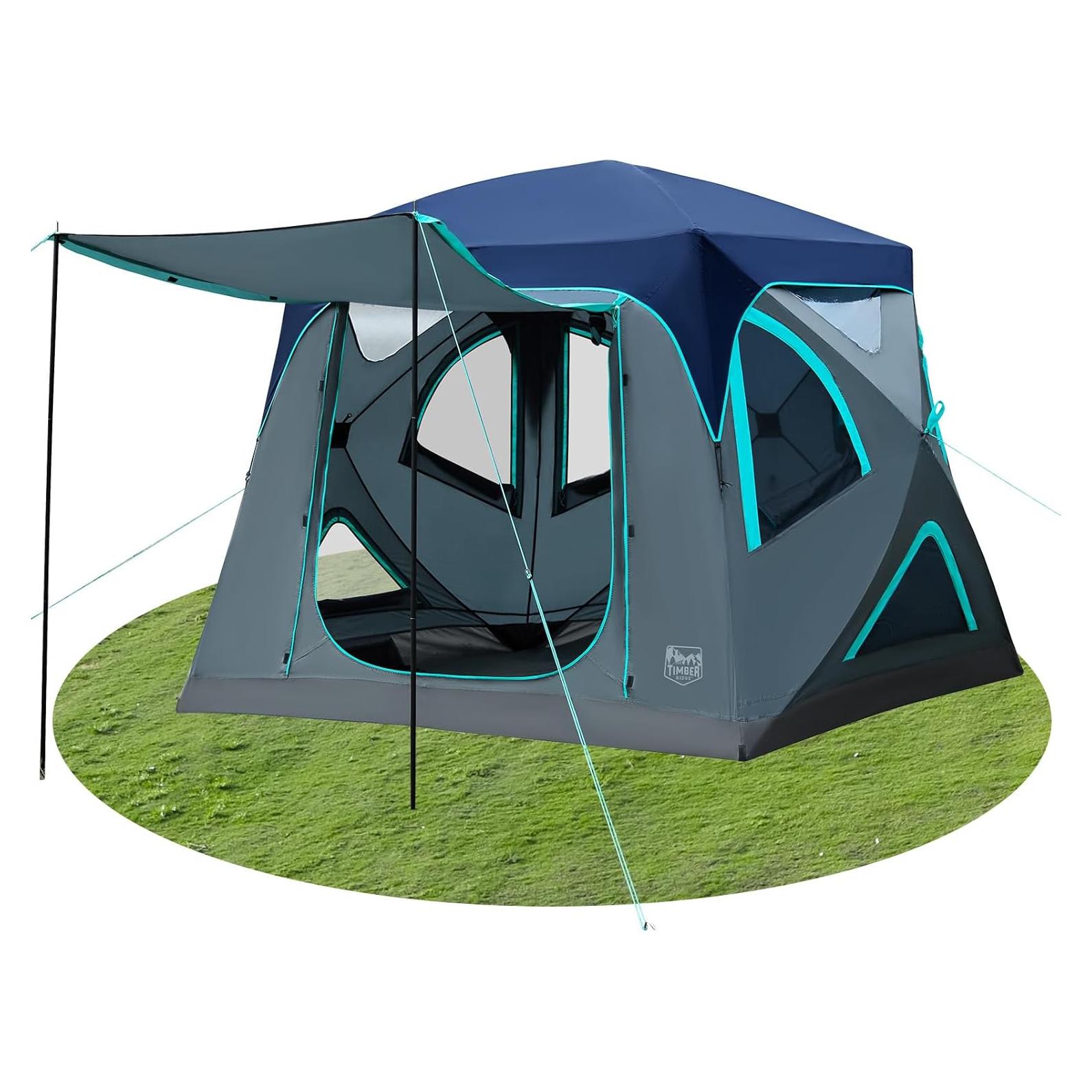 Tienda de Camping TIMBER RIDGE 4 Personas Resistente al Agua