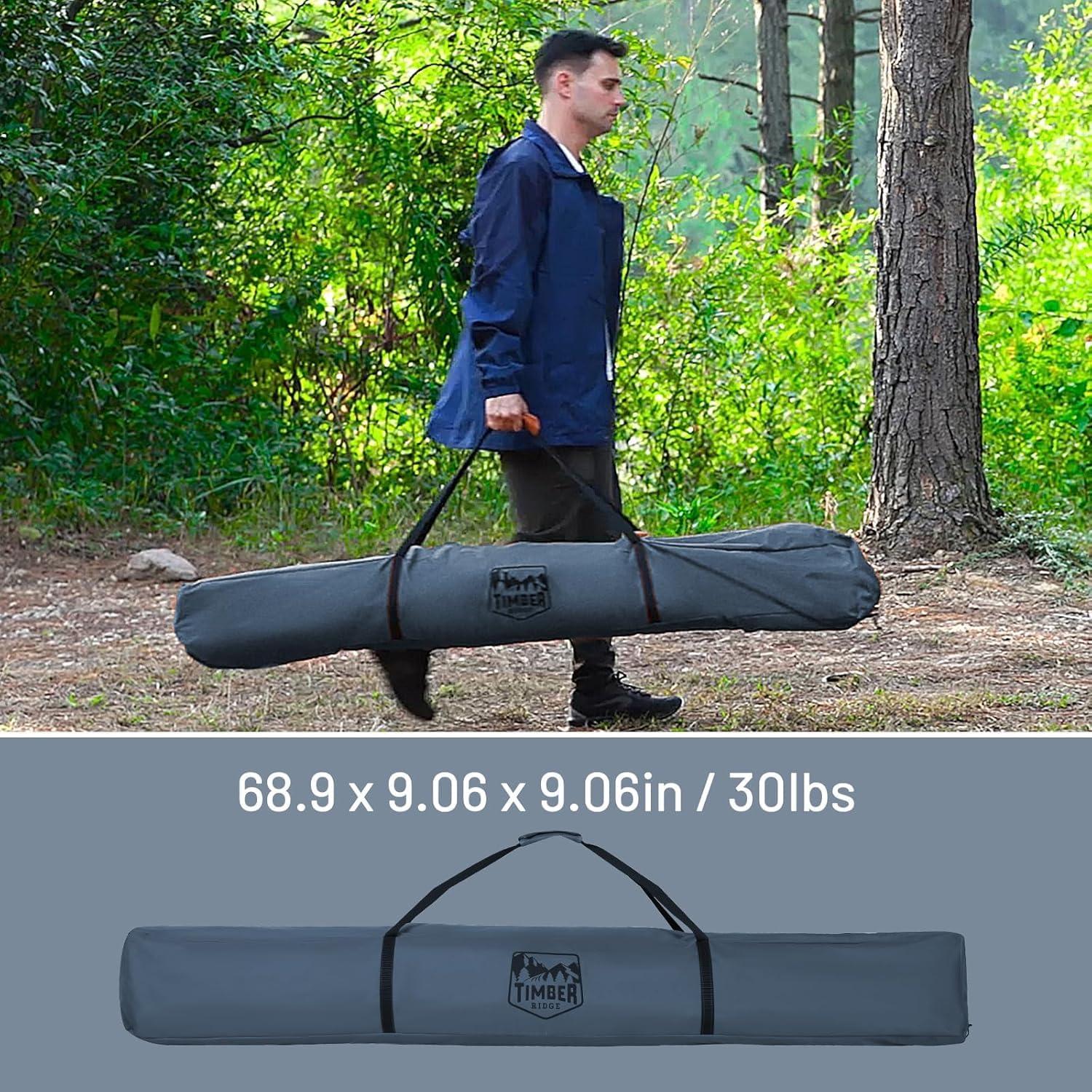 Tienda de Camping TIMBER RIDGE 4 Personas Resistente al Agua