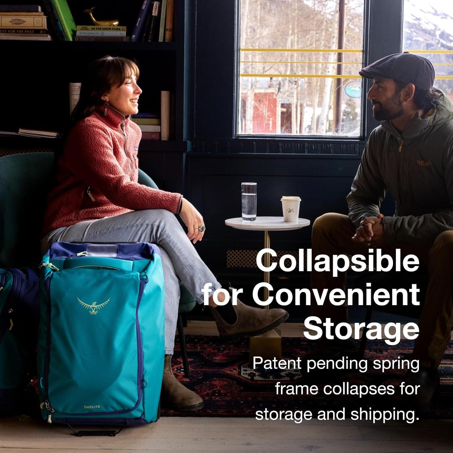 Duffel con Ruedas Osprey Daylite 40L Azul Spikemoss