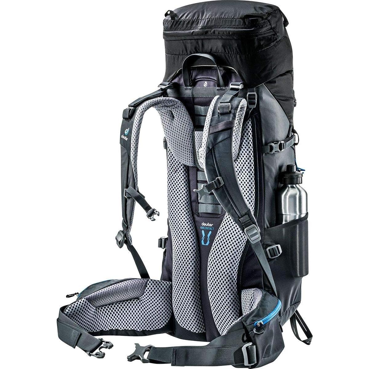 Mochila Deuter Aircontact Lite 40+10 Unisex Negra-Gris 10L
