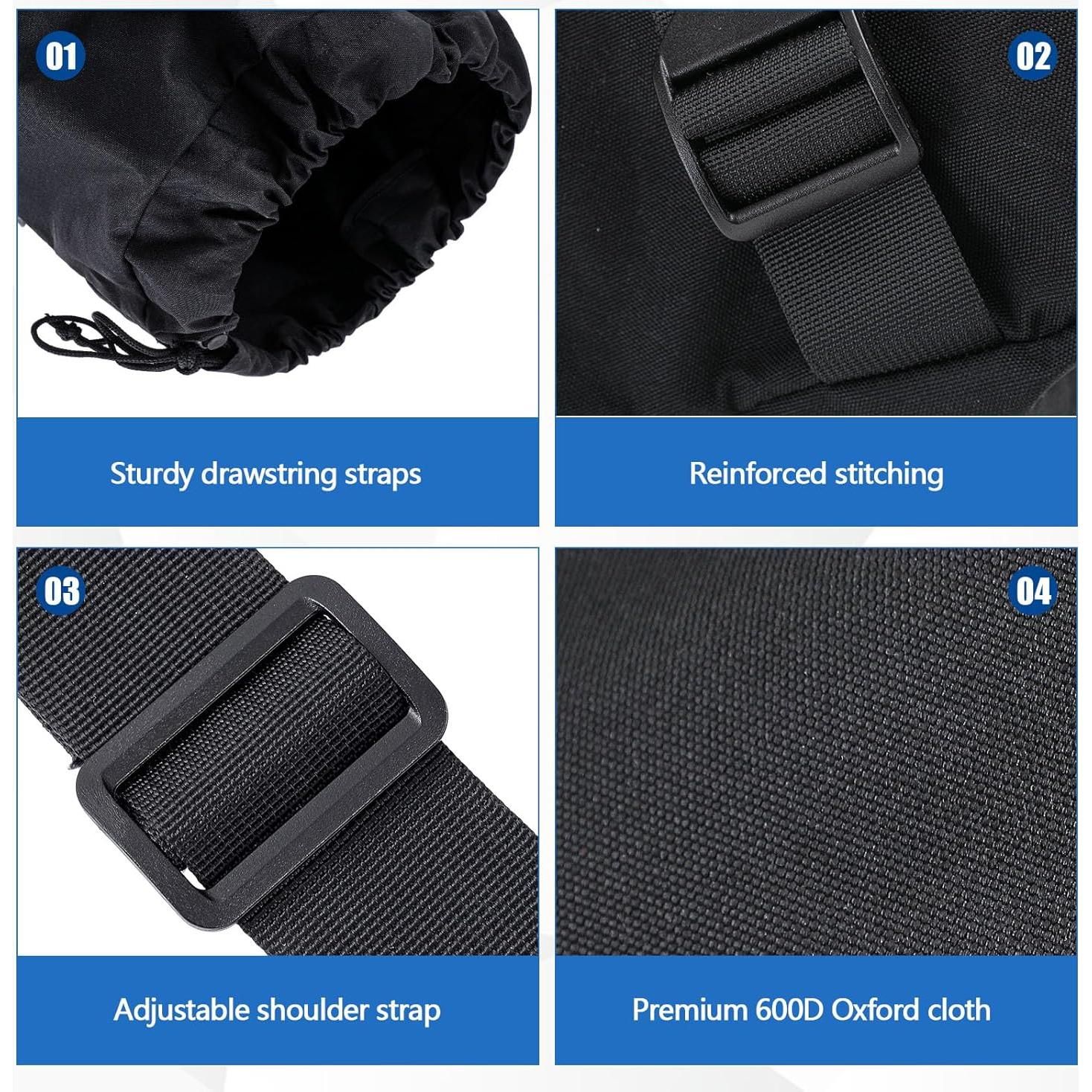 Bolsa de Almacenamiento Doble Vincreem 120x35 cm Negra