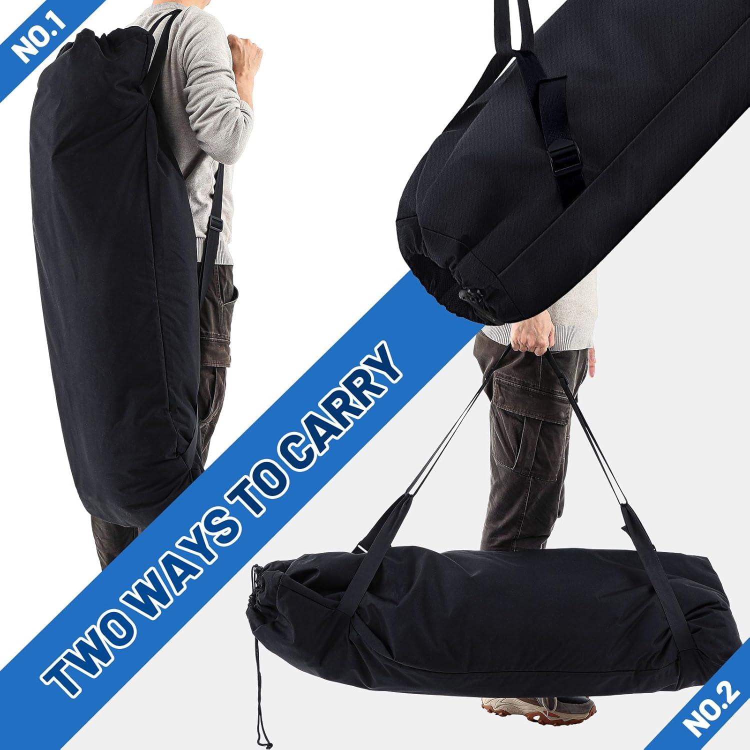 Bolsa de Almacenamiento Doble Vincreem 120x35 cm Negra