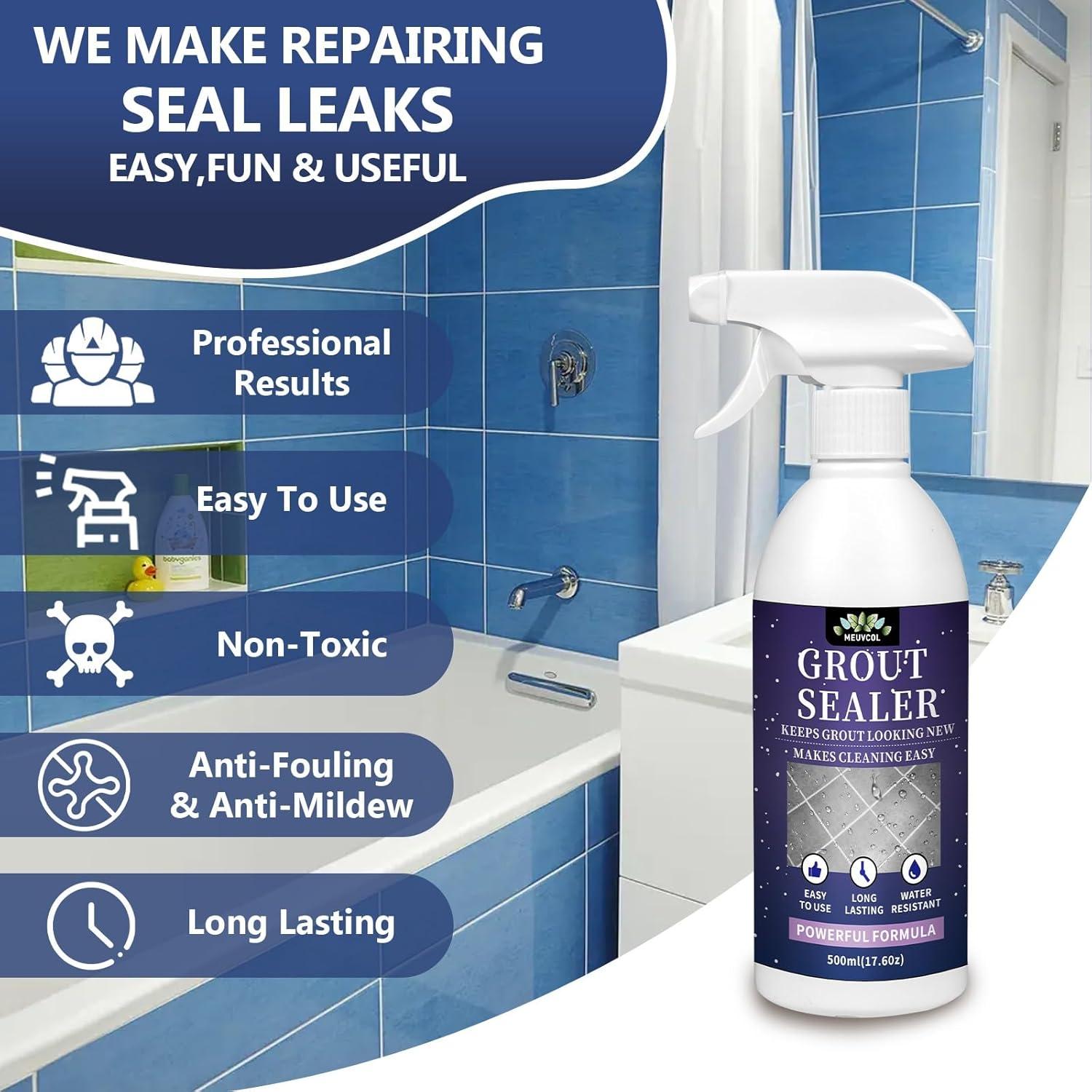 Sellador de Lechada Meuvcol 497 ml Impermeable para Azulejos