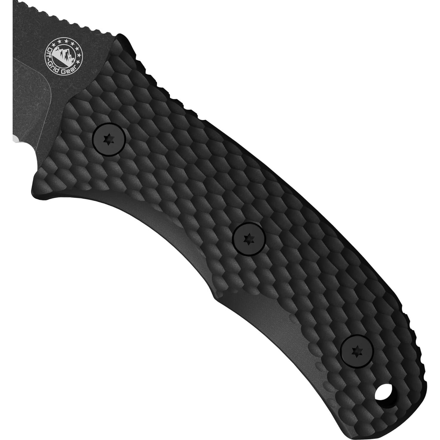 Cuchillo Fijo Táctico TRAILGUARD Equipo Off-Grid 23.5cm