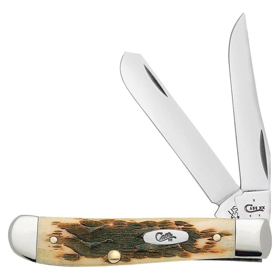 Cuchillo de bolsillo Case Mini Trapper Hueso Ámbar 8.9 cm