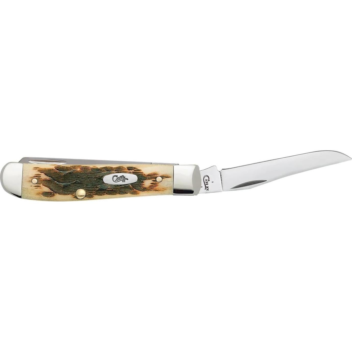 Cuchillo de bolsillo Case Mini Trapper Hueso Ámbar 8.9 cm