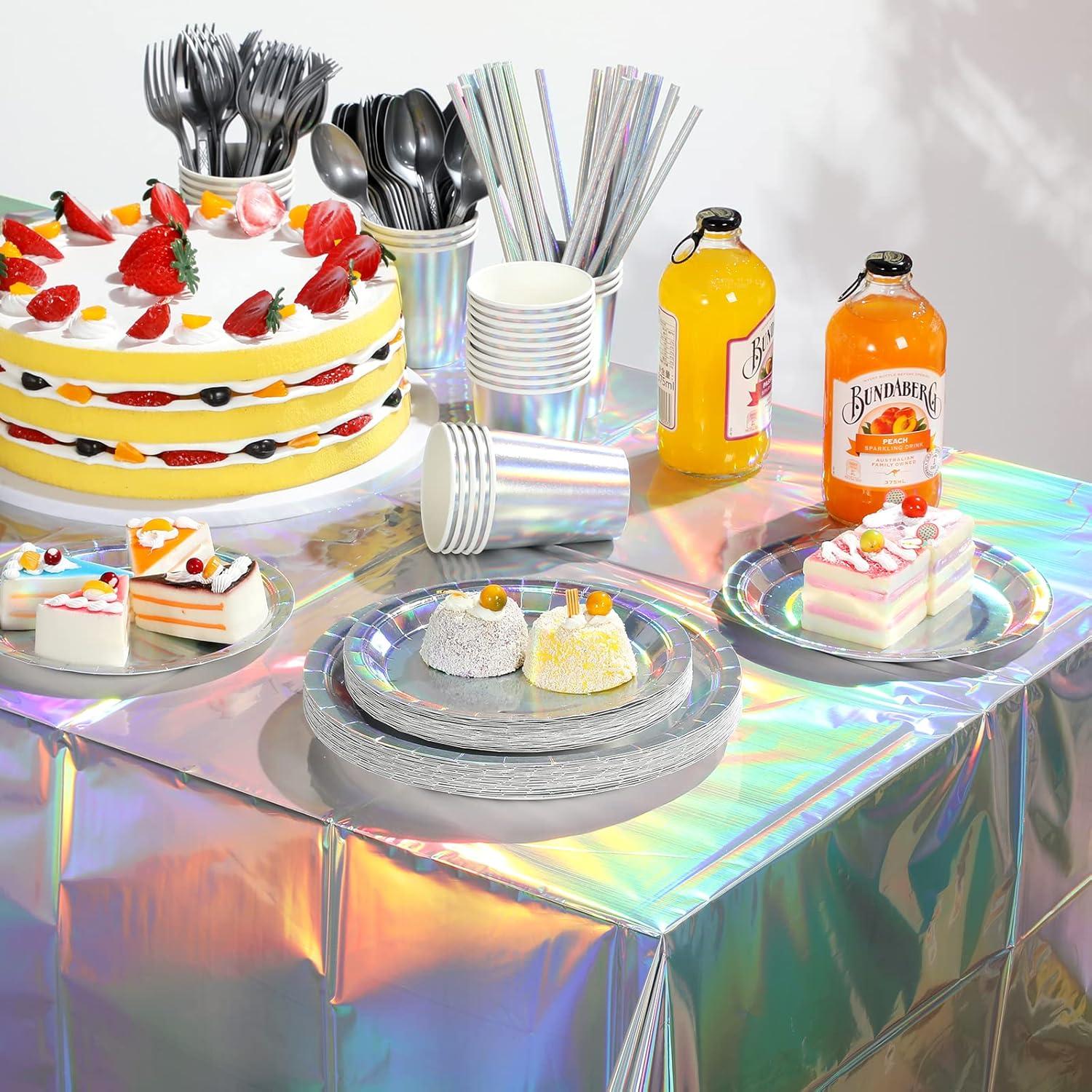 Juego de Vajilla Iridiscente FunnyPars para 25 Personas