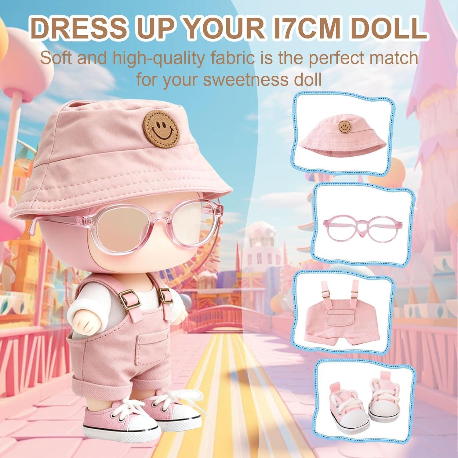 Conjunto de Ropa para Muñecas KIJUKI 17cm Moda Accesorios