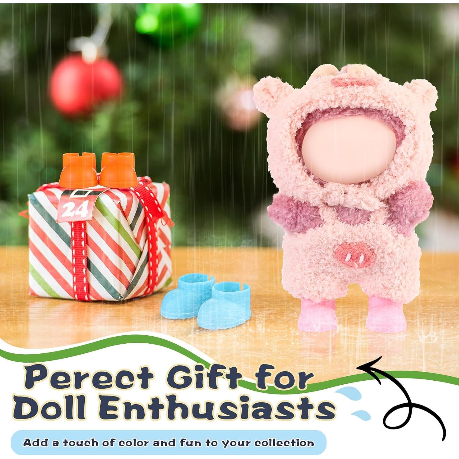 3 Pares de Botas de Lluvia para Muñecas 17cm Shyyween