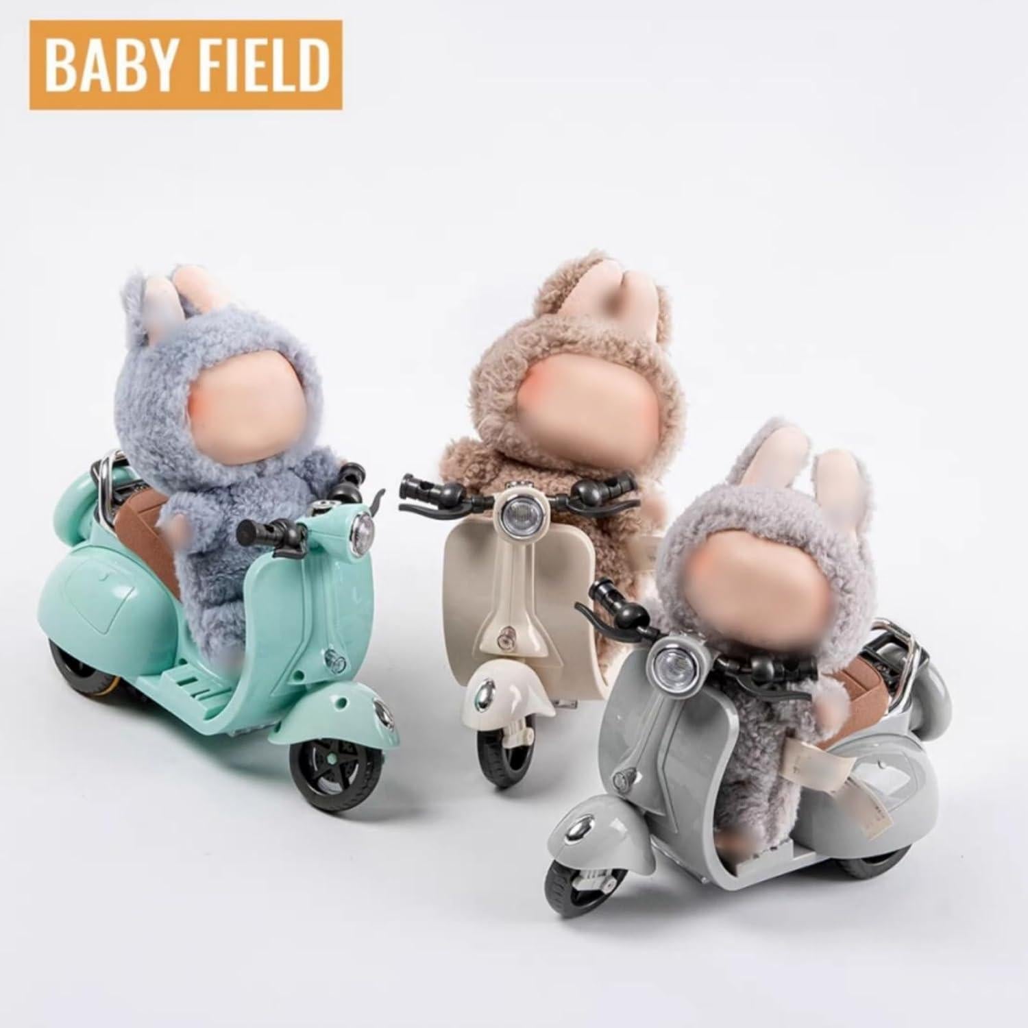 Juguete Scooter Labu Azul con Luz y Música - 20 cm