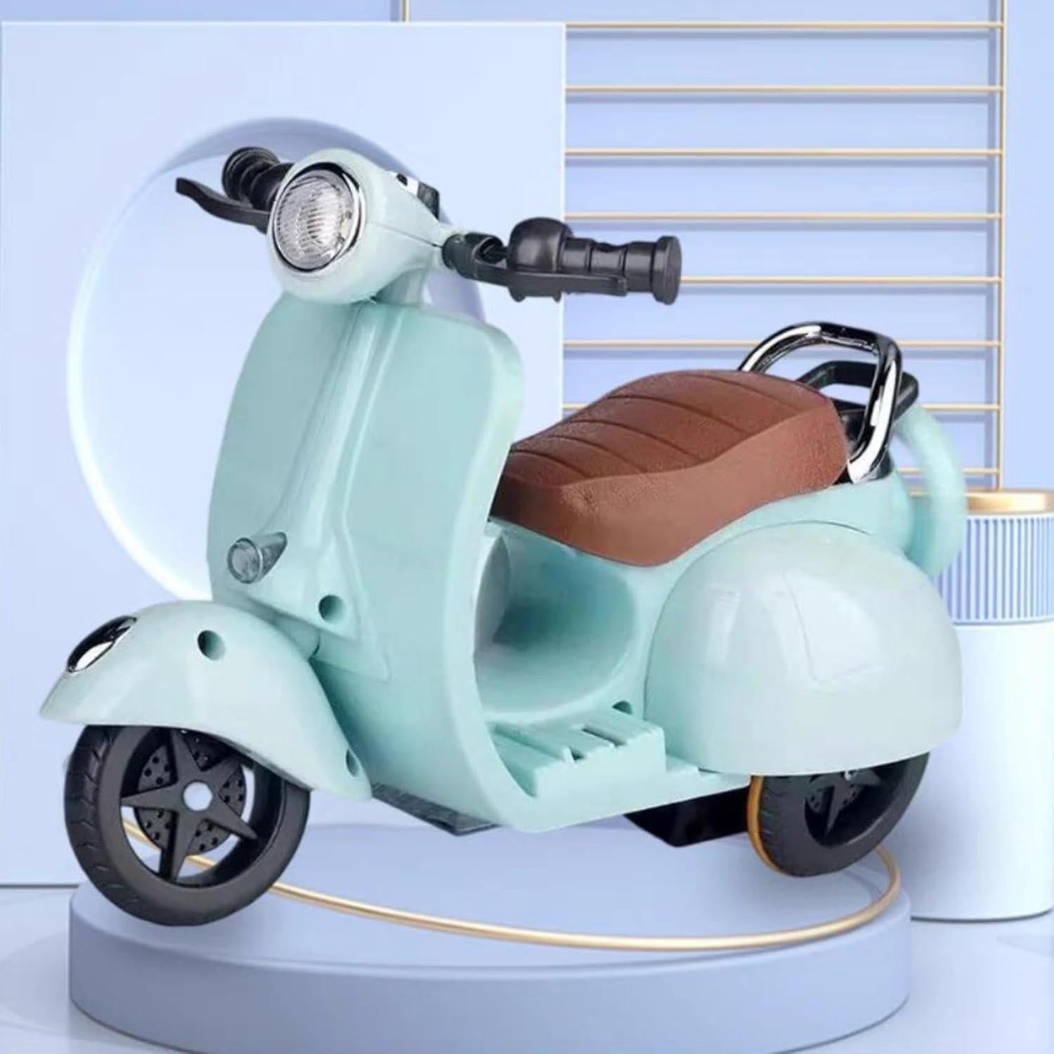 Juguete Scooter Labu Azul con Luz y Música - 20 cm