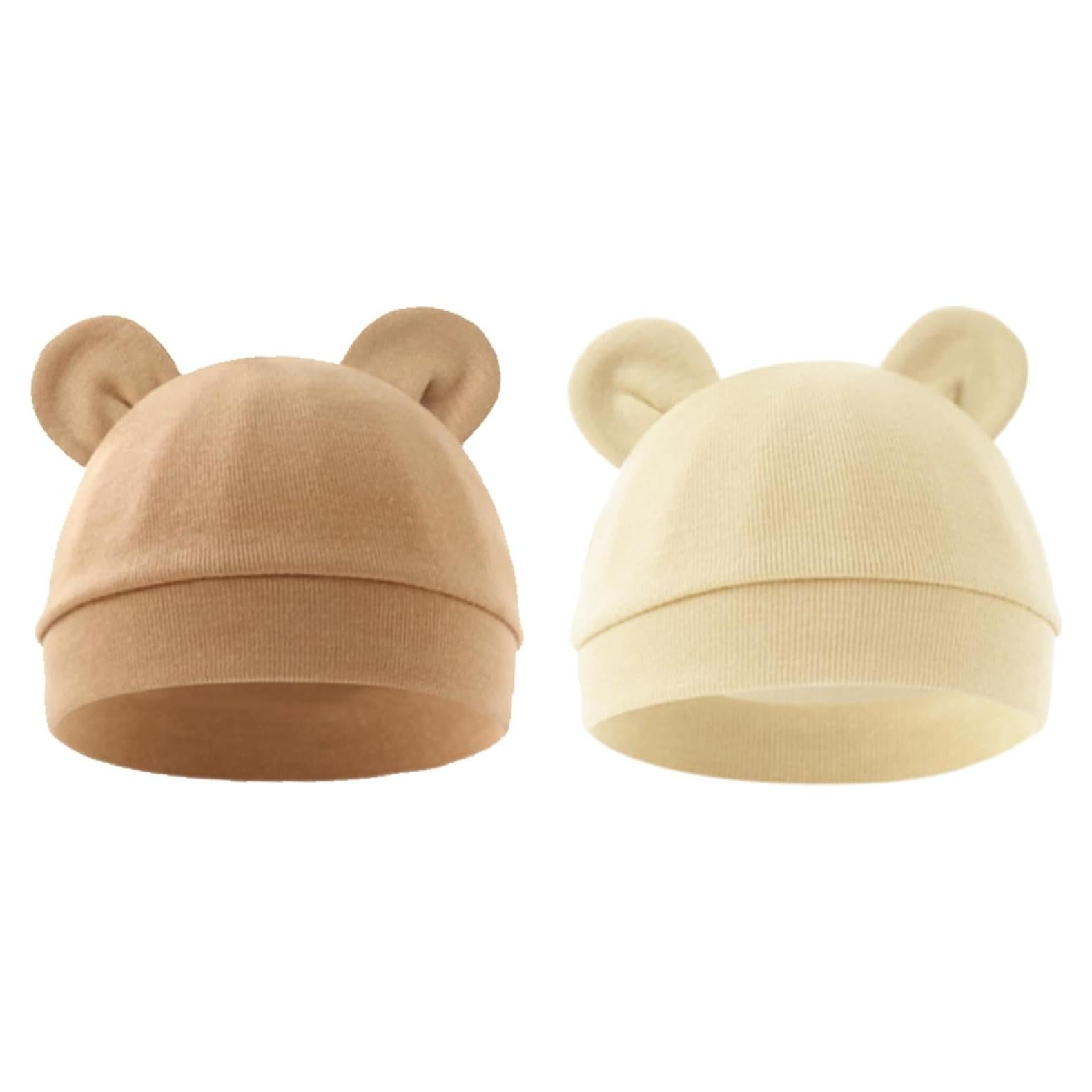 Gorro Beanie para Bebé Jastore con Orejas de Oso 0-3 Meses