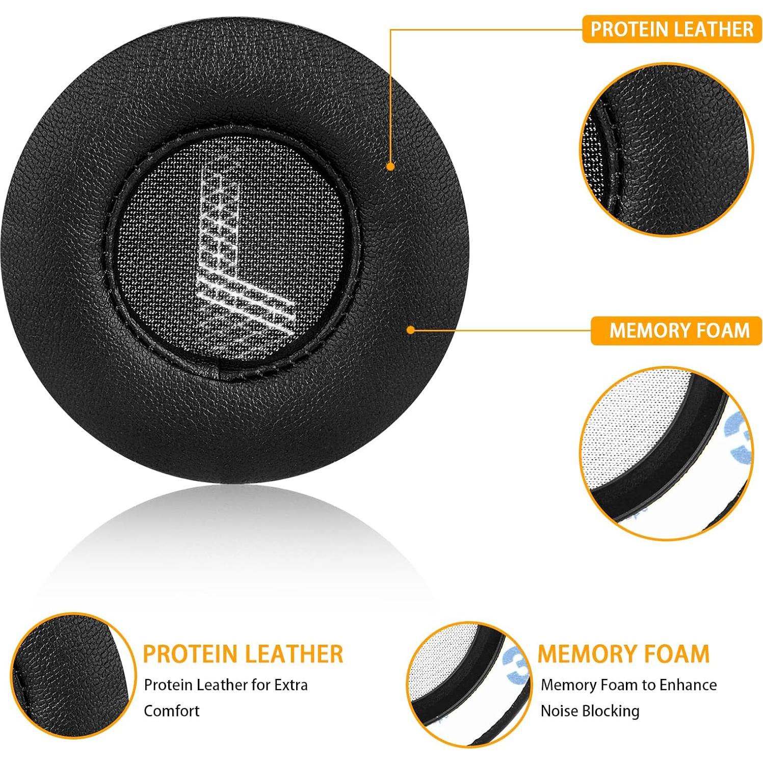 Almohadillas de Reemplazo JBL E35 E45 Espuma Viscoelástica Negro