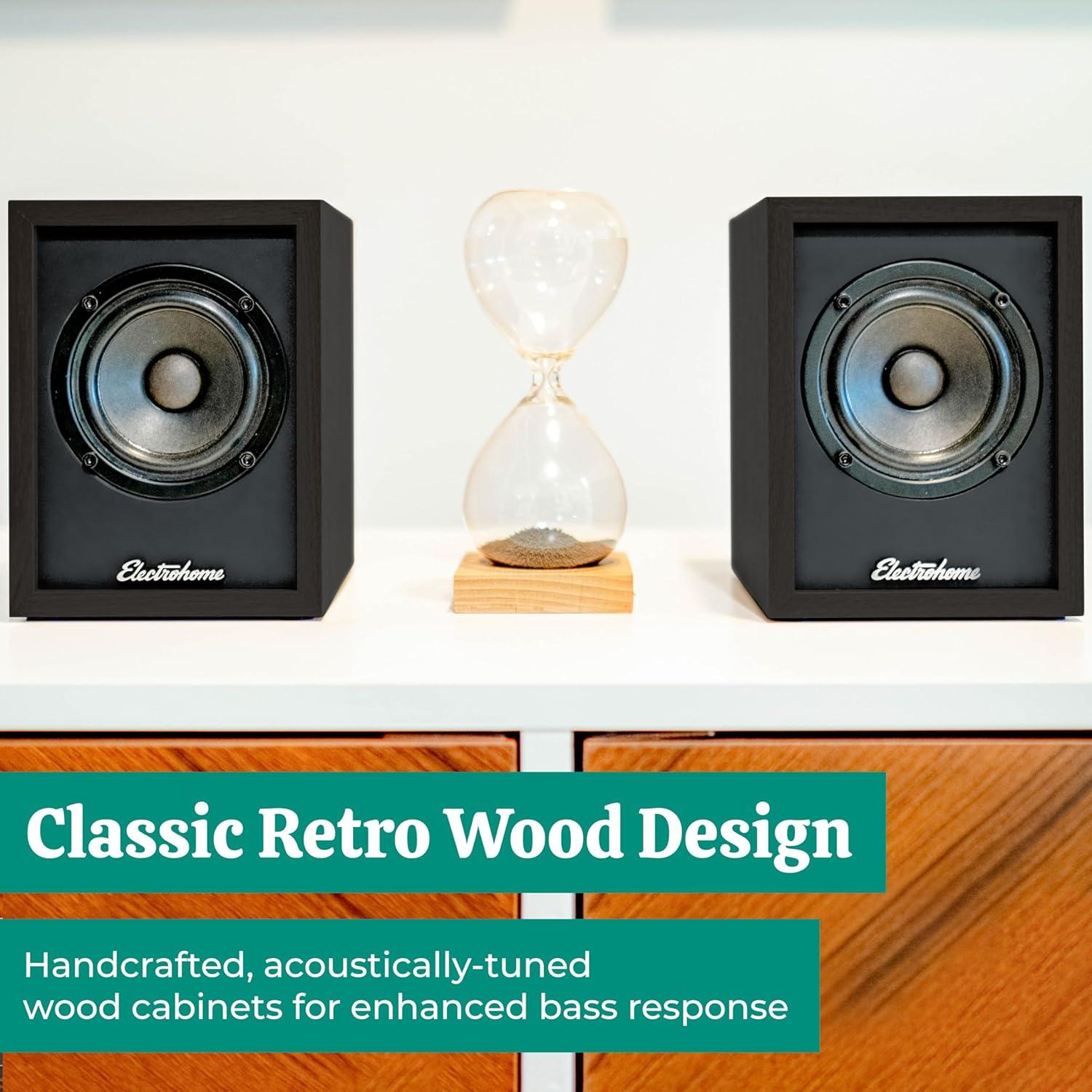 Reproductor de Vinilo Inalámbrico Electrohome Montrose Negro