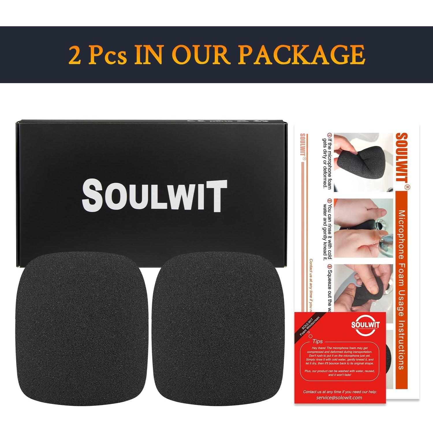 Filtros Pop para Micrófonos SOULWIT P120 - Espuma Negra