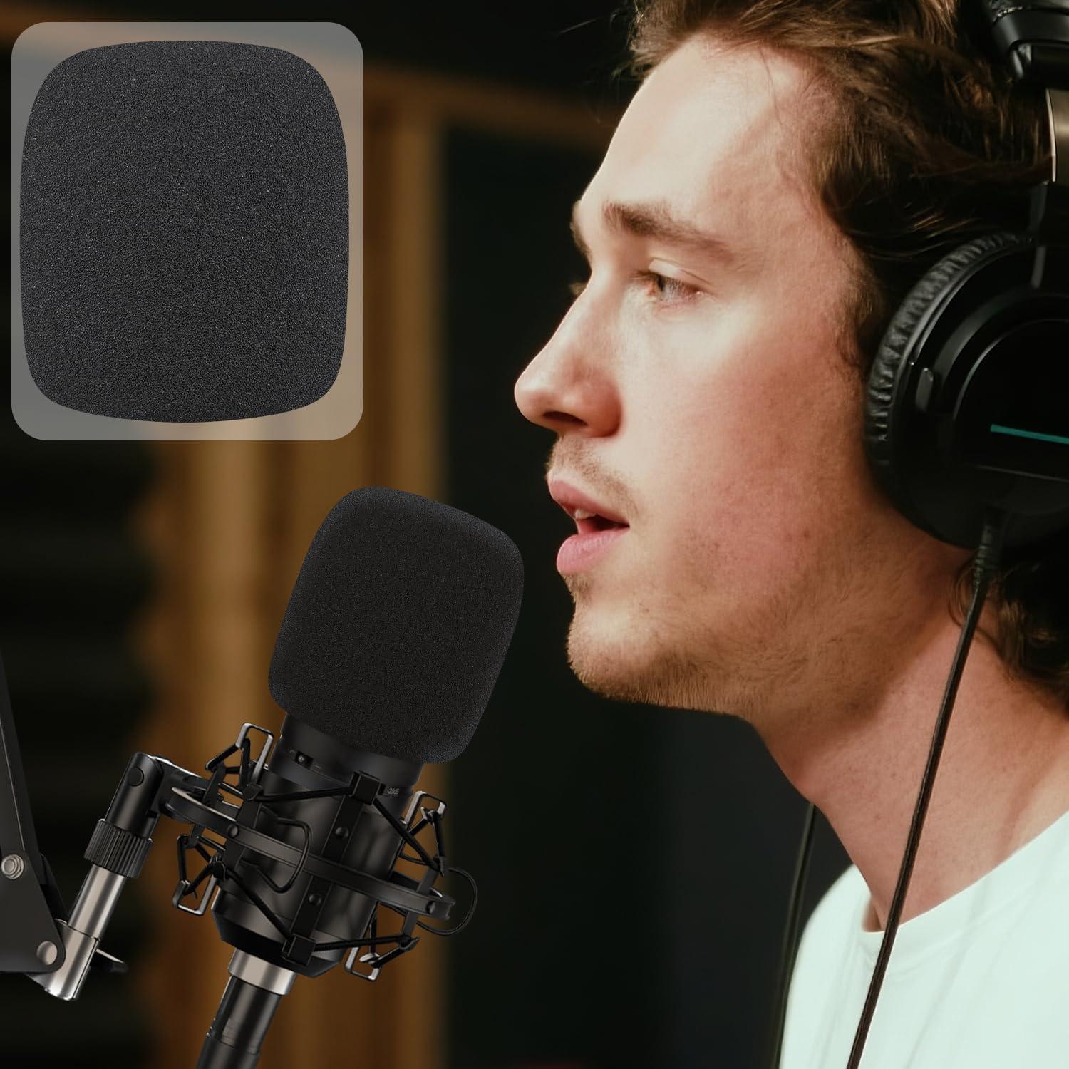 Filtros Pop para Micrófonos SOULWIT P120 - Espuma Negra