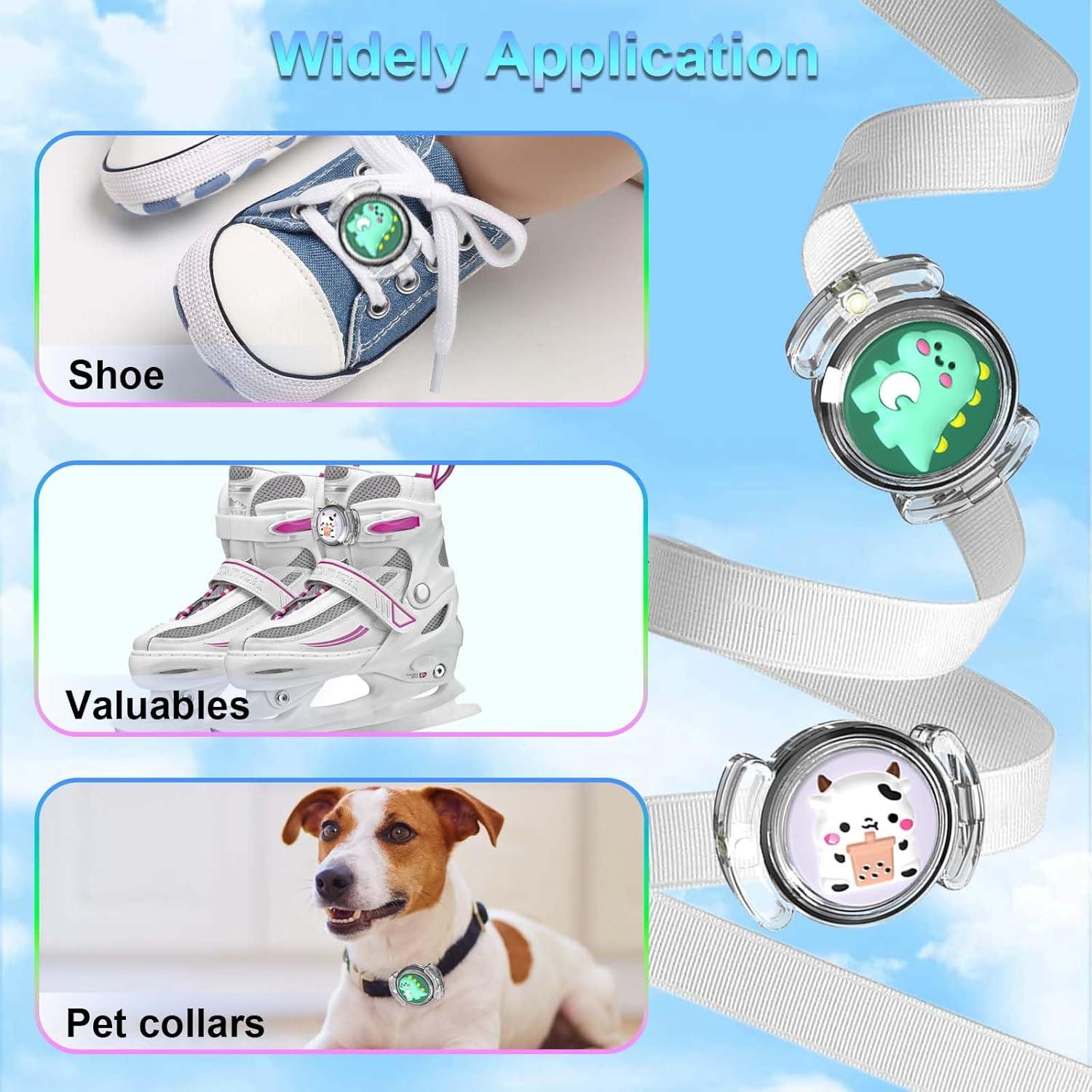 Soporte Impermeable para AirTag BIQIRE - Dinosaurio y Vaca